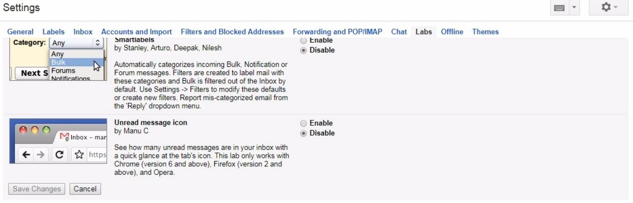Gmail Labs