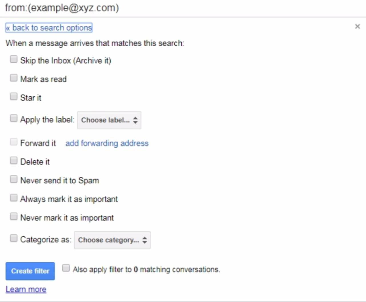 Make Certain Emails Skip the Gmail Inbox and Go Directly to a Specified Label