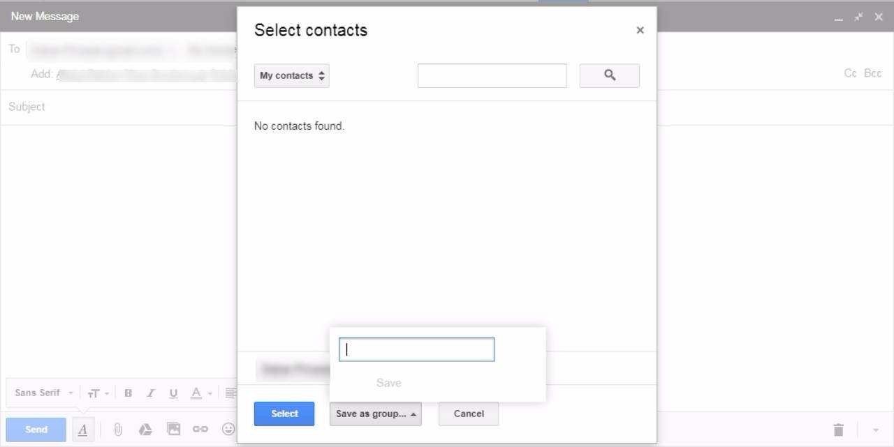 Create Contact Groups