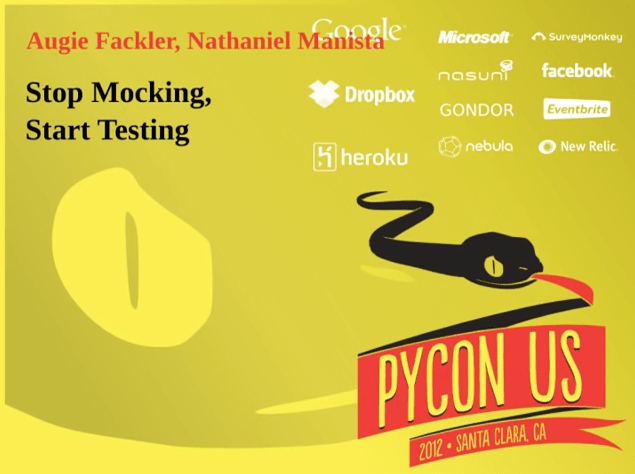 StopMockingStartTesting